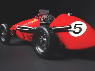 Ferrari 500 F2 1952 3D model