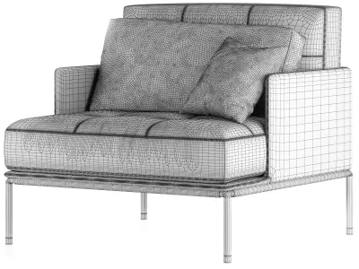 Armchair Fame Wittmann 3D model