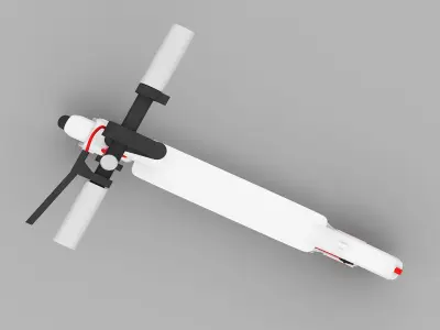 Electric Scooter 3D model 3