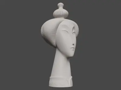 Geisha 3D model
