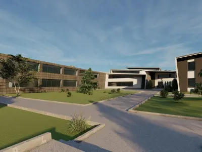 SCHOOL BUILDING 3D model 85