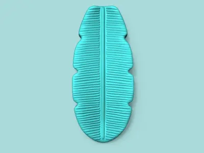 Banana Leaf - Silicone Mold Maker - Template 3D print model
