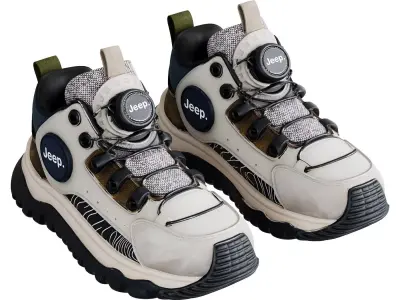 Jeep Kids Shoe 01 3d print and game ready Low-poly 3D model