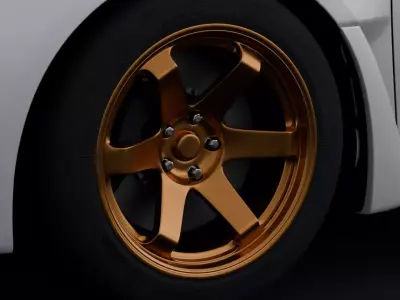 AVID1 AV06 Aftermarket Wheel Low-poly 3D model