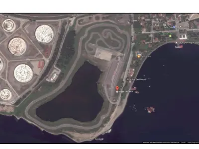 Izmit Korfez Race and F1 Track for Games and Projects Low-poly 3D model