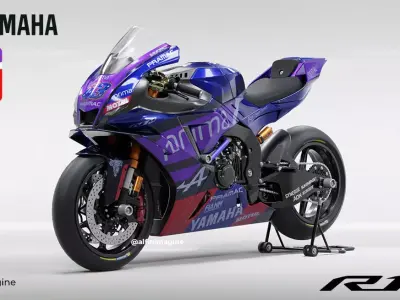 Yamaha R1-M Prima Pramac Racing MotoGP Livery 3D model