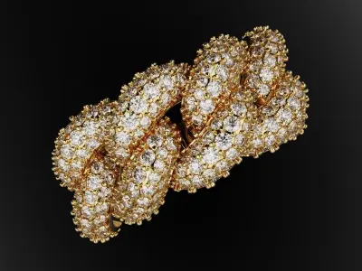 Cuban Ring 3D print model