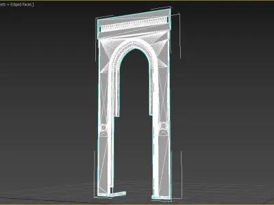 GREAT ISLAMIC GATE 3D model