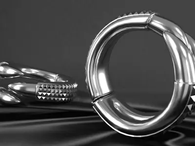 Claw bracelet 3D model