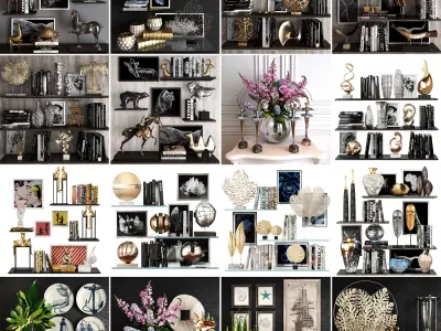 Collection Decoration sets Vol 03 3D model
