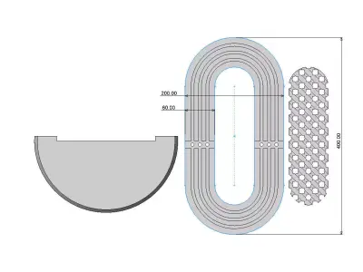 Lattice floating shelf wall decor and mirror frame 3D print model