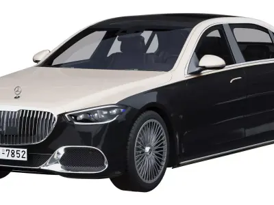 Mercedes-Benz S-Class Maybach 2021 3D model