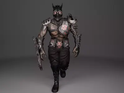 Undead 1 Low-poly 3D model