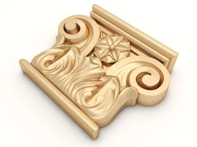 Corbel 10 3D model