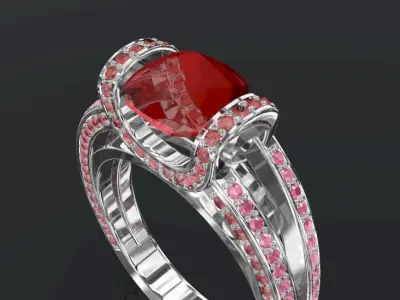 setting ring 3D print model