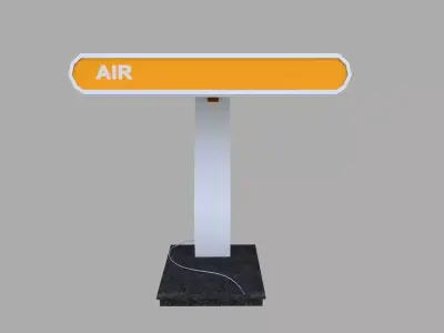 Air Gas Pump Low-poly 3D model