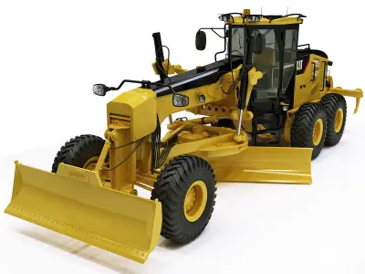 Motor Grader 3D model