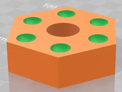 Hexagon Vase Free 3D print model