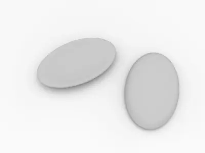 Worry Stone 3D model