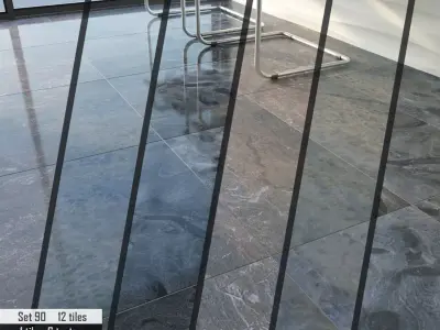 ABC Stone Set 3D model