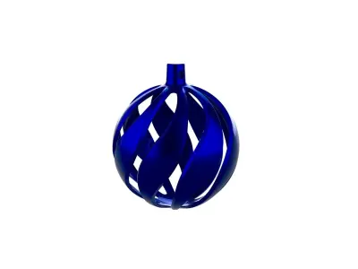 Christmas Xmas Tree Ball Decoration 3D print model