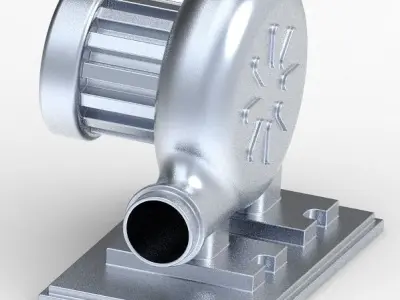 Electric Air Blower 3D print model