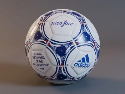 Football world cup 1998 Free low-poly 3D model