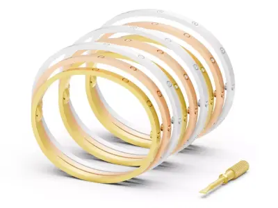 LOVE Bracelet Small Model 3D print model