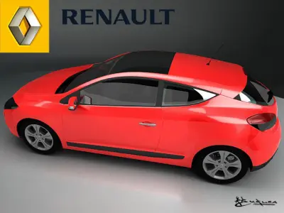 Renault Megane III 2009 Pack1 3D model