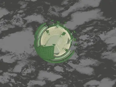 Abstract model ball Free 3D model