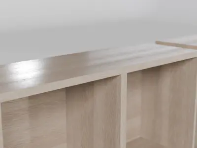 Ikea Besta Cabinet Collection Low-poly 3D model