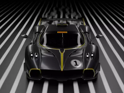 Pagani Huayra R 3D model