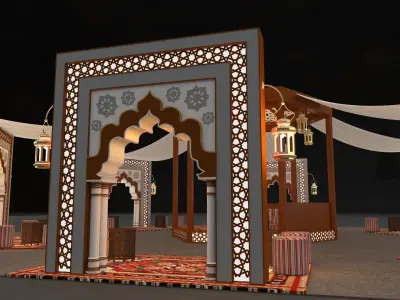 Ramadan tent  3D model