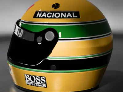 Replica of the helmet of Senna 3D print model