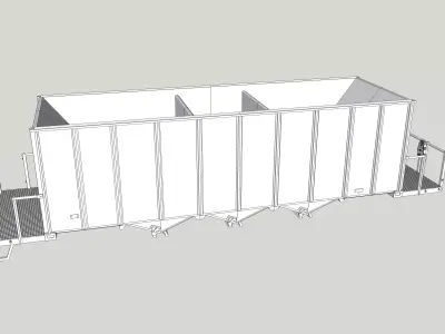 Ortner Rapid Discharge 3 Bay Hopper HO O N 3D print model