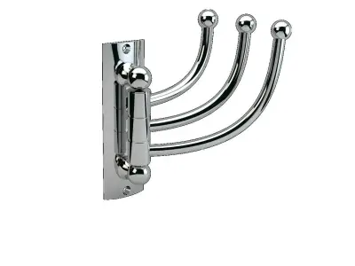 Ribbed Clover Hanger Triple 3D model