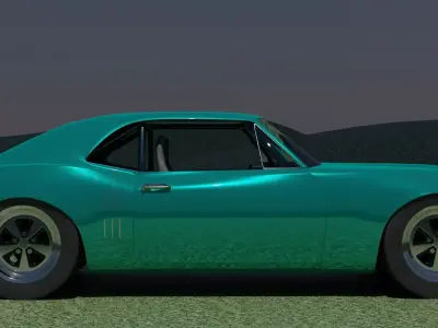 1967 Firebird 3D model