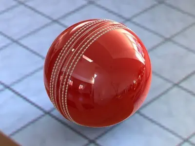Cricket Ball Free 3D model