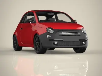 Mini car 3D model purchase