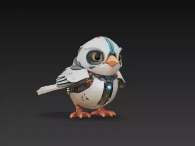 Coolest Robot-Bird Free 3D print model purchase