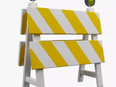 Barriers 7 barricade 3D model