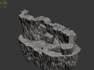 Game Mountain Architecture - House 63 3D model