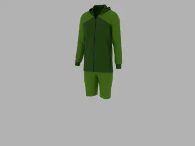 Sport Suit Low-poly 3D model 32