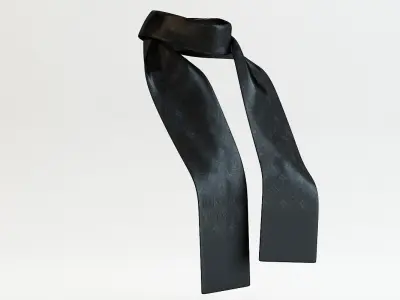 Bandeau Female Low-poly 3D model