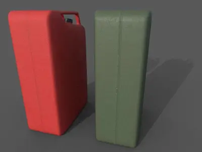 Fuel canister Low-poly 3D model Low-poly 3D model