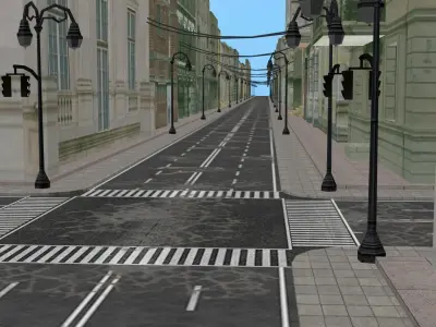 Ultimate Racetrack Kit 3D Model for Cars Bikes 2025 Low-poly 3D model