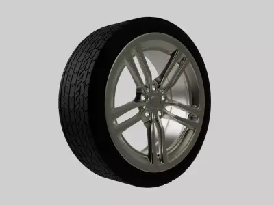 car tire 3D model 12