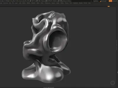Modern Abstract Decorative sculpture 3d print model 54 3D print model