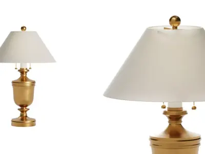 Antique Urn Medium Table Lamp 3D model