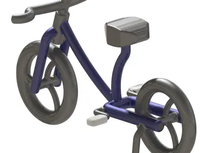 Stylish Bicycle 3D print model